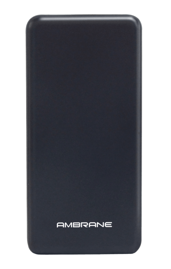 Ambrane PP-128 10000 mAh Polymer Power Bank (Black)